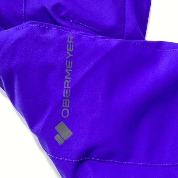 Obermeyer Ski Pants Purple Size Teen M 10-12 Cinch Waist - Picture 2 of 15